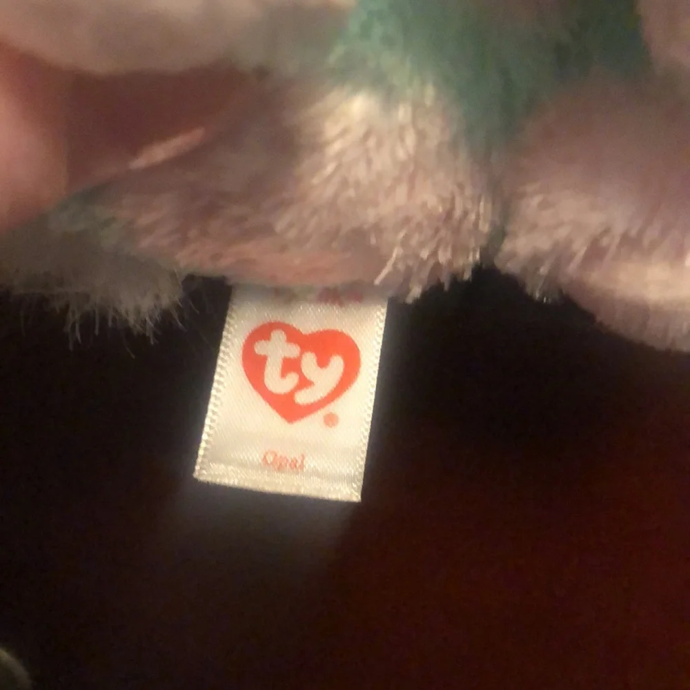 Ty Multicolor Plush Cat Toy
